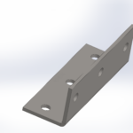 M12 Structural Angle Bracket 65x190mm | Industrial Grade RLC 65 x 65 x 5 x 190mm M12 Structural Angle Bracket
