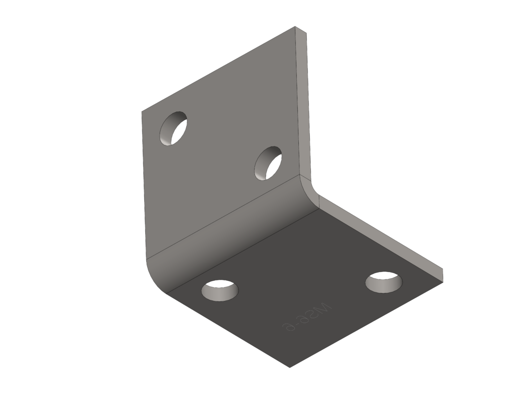 Structural M12 Angle Bracket | 75mm x 75mm x 75mm RLC 75 x 75 x 6 x 75mm M12 Structural Angle Bracket