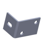 M12 Structural Galvanised Angle Bracket | 75mm x 50mm x 290mm RLC 75 x 50 x 50 x 4mm Hot Dipped Galvanised Angle Bracket