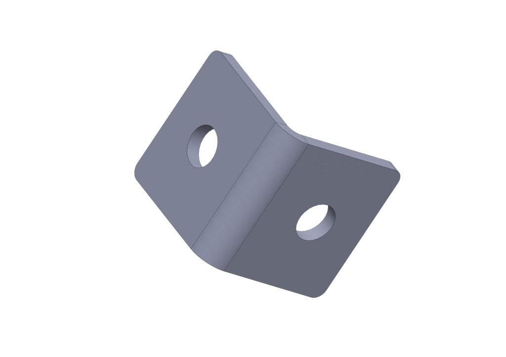 Angle Bracket 40mm | Zinc-Plated Metal Bracket RLC 40 x 40 x 40 x 4mm Zinc Plated Angle Bracket