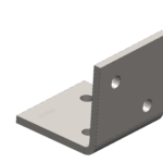Heavy-Duty Angle Bracket | M12 Structural Support Bracket RLC 100 x 100 x 8 x 100mm M12 Structural Angle Bracket