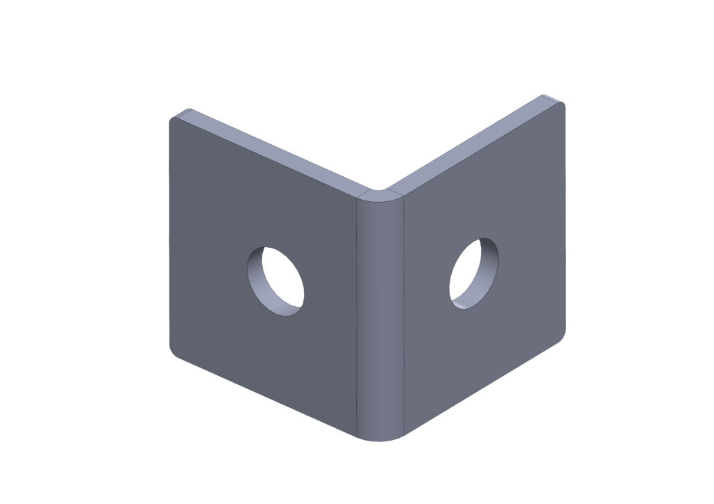 Angle Bracket 50mm Zinc-Plated | Heavy-Duty Corner Bracket RLC 50 x 50 x 50 x 4mm Zinc Plated Angle Bracket