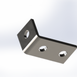 Galvanised Angle Bracket 40x80mm | Heavy-Duty Support RLC 40 x 80 x 40 x 5mm Hot Dipped Galvanised Angle Bracket