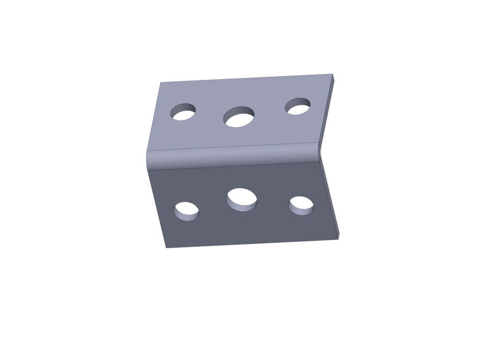 Galvanised Angle Bracket 50x75mm | Corrosion Resistant RLC 50 x 50 x 75 x 4mm Hot Dipped Galvanised Angle Bracket