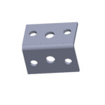 Galvanised Angle Bracket 50x75mm | Corrosion Resistant RLC 50 x 50 x 75 x 4mm Hot Dipped Galvanised Angle Bracket