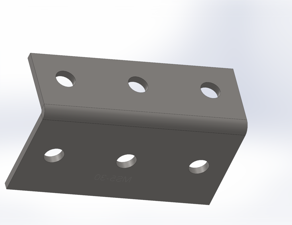 Hot Dipped Galvanised Angle Bracket | 75mm x 50mm x 50mm RLC 75 x 50 x 5 x 140mm M12 Structural Angle Bracket