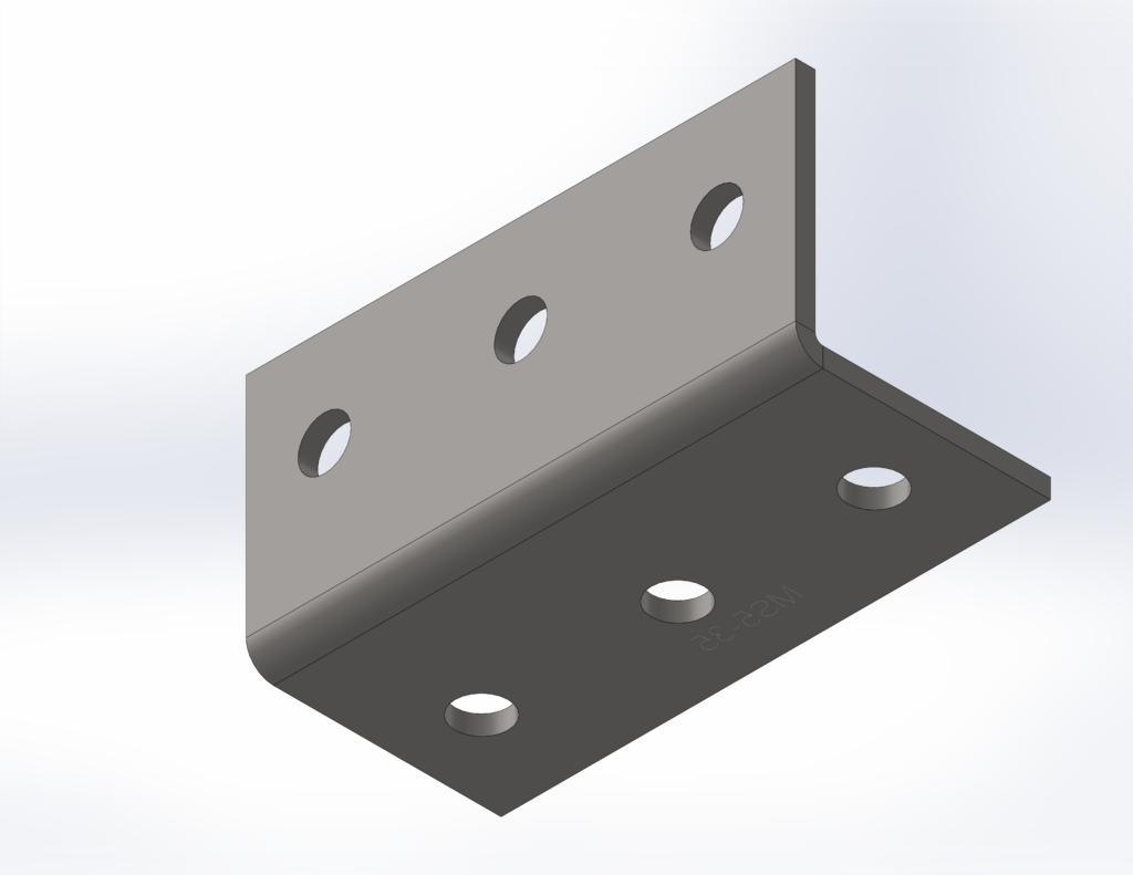 M12 Structural Angle Bracket 65x140mm | Heavy-Duty Support RLC 65 x 65 x 5 x 140mm M12 Structural Angle Bracket