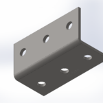M12 Structural Angle Bracket 65x140mm | Heavy-Duty Support RLC 65 x 65 x 5 x 140mm M12 Structural Angle Bracket