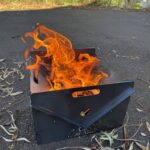 Portable Fire Pit | Camping Fire Pit with Grill Aussie Knights Firepit – The King of Adventure Firepits