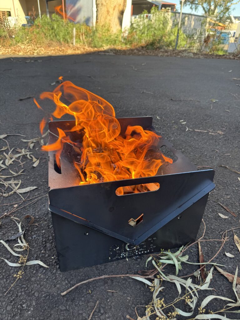Portable Fire Pit | Camping Fire Pit with Grill Aussie Knights Firepit – The King of Adventure Firepits