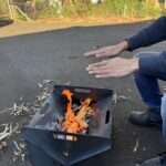 Portable Fire Pit | Camping Fire Pit with Grill Aussie Knights Firepit – The King of Adventure Firepits